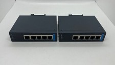 LOT OF 2: Advantech EKI-2525-BE 5-Port 10/100Mbps Unmanaged Ethernet Switch picture