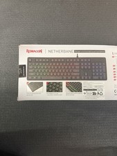 Redragon Netherbane K521-R Wired RGB Backlit Gaming Keyboard Full Size Open Box picture