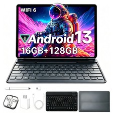 Android 13 Tablet 10 Inch GMS Certified 10 Core 16GB RAM 128GB ROM 1920*1200 HD picture