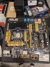 Intel CPU + MoBo + RAM bundle ASUS Z87-DELUXE, i7-4770K, 32GB DDR3 All Working picture