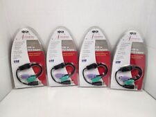 4 Tripp LITE USB to PS/2 Adapter Converter for Keyboard & Mouse U219-000-R, Lot picture