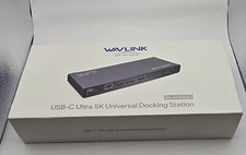 Wavlink WL-UG69DK1 USB-C Ultra 5K Universal Docking Station - Black - New picture