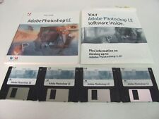 Vintage Adobe Photoshop LE for Macintosh Userguide and Software Floppy Disks picture