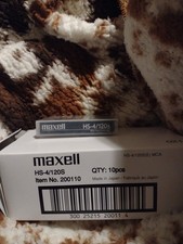 New Box of 10 Maxell HS-4/120S 4mm Data Cartridge 4.0  GB DDS2 Data Tape picture