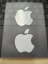 Original Authentic Apple logo stickers Sheet 2 Stickers, From iPad Boxes  picture