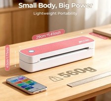 NETUM Portable Bluetooth A4 Inkless Photo Label Receipt Invoice Thermal Printer  picture