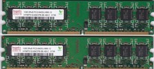2GB 2x1GB DDR2-800 PC2-6400 DESKTOP RAM MEMORY KIT HYNIX HYMP512U64CP8-S6 AB-C picture