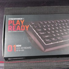 CyberPowerPC KB-161-306 PC Play Ready 01 NOHI LED Wired Gaming Keyboard 