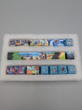 Pokemon Squirtle Blastoise PBT Keycaps Novelty Set 6.25u Spacebar Cherry MX New picture