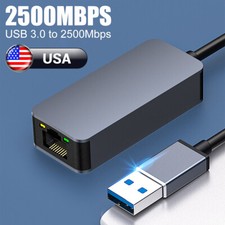 2500Mbps 2.5G USB Ethernet Adapter To 2.5 Gigabit RJ45 LAN Network Adapter Cable picture