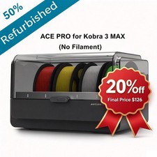 Refurbished ANYCUBIC ACE Pro For Kobra 3 Max Combo 4 Multicolor FDM 3D Printer picture