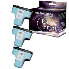 3PK replace for HP 02 Series Ink Cartridge Light Cyan for PhotoSmart D7400 D7460 picture
