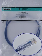 Panduit UTPSP3BUY Cat6 Network Modular Patch Cable/Cord, 3 Ft Blue NEW ~STSI picture