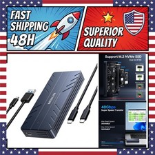 MOKiN 40Gbps M.2 NVMe SSD Enclosure Thunderbolt 3/4 USB4 Aluminum for MacBook picture