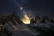 Landscape space universe stars nature rocks Custom Gaming Mat Desk picture