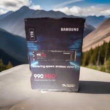 Samsung 990 PRO 1TB M.2 NVMe Internal SSD - Black (MZ-V9P1T0B/AM) picture