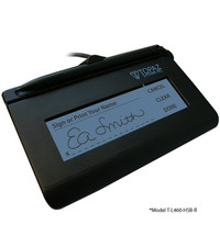 Topaz T-L460-HSB-R SigLite LCD 1x5 Electronic Signature Pad, USB, Non-Backlit picture