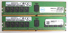 Lot 2x 16GB (32GB) Samsung M393A2K43BB1-CRC0Q PC4-19200 RDIMM Server RAM picture