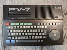 CASIO PV-7 MSX Retro PC Vintage Personal Computer Tested for start up picture