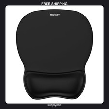TECKNET Gel Ergonomic Mouse Pad Wrist Rest Non-Slip PU Base Black picture