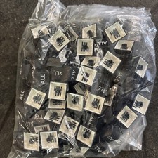 50 Vintage Black Keycaps ALL picture