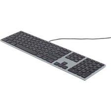 Matias RGB Backlit Wired Aluminum Keyboard for Mac - Space Gray picture
