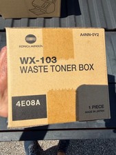 Konica Minolta WX-103 Waste Toner Box A4NN0Y2 Genuine OEM bizhub C554 C458 NEW picture