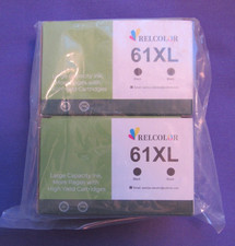 2 x MULTI-PACK #61XL (4 total) Black Ink Cartridge Compatible for HP 61 ENVY picture