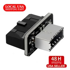 US STOCK USB3.0 Internal Header to USB 3.1/3.2 Type C Front Type E Adapter 20pin picture
