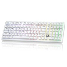 LEOBOG HI98C Pro Wireless Mechanical Gaming Keyboard, Tri-Mode White picture