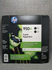 Genuine HP 950XL High Yield 2 Pack Black . NEW IN BOX picture