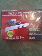 Vantec 4-Port SuperSpeed USB 3.0 PCIe Host Card w/ Internal 20-Pin Connector picture