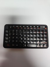 Mini Bluetooth Keyboard Wireless Qwerty 66 Keys Backlit Rechargeable Portable picture