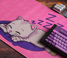 Sleeping Kitty Desk Mat picture