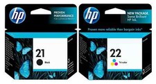 New Genuine Ink Cartridges Printer For HP 21 22 Black Color Deskjet F4100 F4180 picture