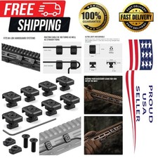 Durable M-LOK Compatible Cable Guides - 8 Pack Tactical Wire Management Clips picture