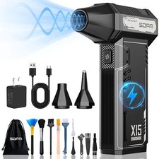 Powerful 180,000 RPM Electric Air Duster with Adjustable Speed for Home & Car picture