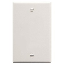 ICC Faceplate Blank with Single Gang, White picture