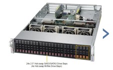 2U Server 24 Bay SFF 4x U.2 NVMe 2x Intel E5-2690 V4 28 Core 64GB DDR4 RAM IP  X picture