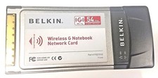 BELKIN Wireless G Notebook Network Card Model F5D7010 Version 3000 802.11g 54Mbp picture