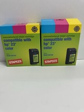 2x Re-manufactured Tri-Color High Yield Inkjet Cartridge for HP C1823D (HP 23) picture