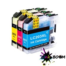 3 CMY Ink Cartridge fits Brother LC203 LC201 MFC-J460DW MFC-J480DW MFC-J485DW picture