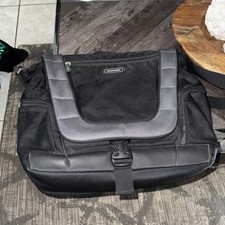 HUMMER messenger laptop bag black used  picture