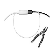 Cable Tethers 50 Pack with Crimping Tool (12 Inches, White Color), Adjustable... picture