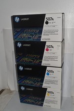 HP 507A Toner Cartridge Set Color LaserJet CE400A CE401A CE402A CE403A (#3849) picture