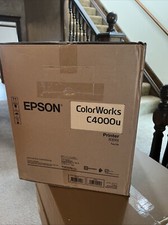 Epson ColorWorks C4000u Label Printer Glossy Ink Brand New Read Description. picture