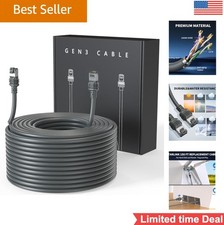 Replacement Starlink Cable 150FT 24AWG RJ45 Coaxial Outdoor Weatherproof picture