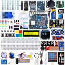 UNO R4 WiFi Super Starter Kit Compatible with Arduino IDE STEM Electronics Ci... picture