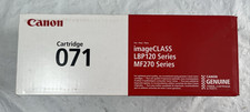 Canon Genuine 071 Black Toner Cartridge Compatible with LBP122dw, MF272dw,(s) picture