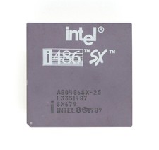 Socket 1 Processor - Intel 80486 SX-25 - SX679 - 80486 - TESTED - NO TARIFF  picture